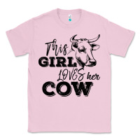 Bubblegum Pink This Girl Loves Her Cow Classic Tee - Bettercallsaul
