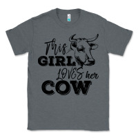 Charcoal Heather This Girl Loves Her Cow Classic Tee - Bettercallsaul