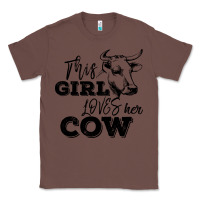 Chestnut This Girl Loves Her Cow Classic Tee - Bettercallsaul