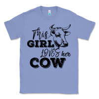 Colony Blue This Girl Loves Her Cow Classic Tee - Bettercallsaul