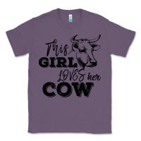 Lavender This Girl Loves Her Cow Classic Tee - Bettercallsaul