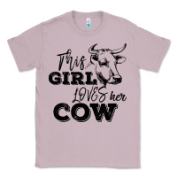 Lilac This Girl Loves Her Cow Classic Tee - Bettercallsaul