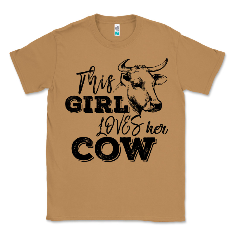 This Girl Loves Her Cow Classic Tee by Bettercallsaul | Teevron