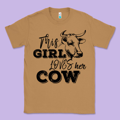 This Girl Loves Her Cow Classic Tee Designed By Bettercallsaul