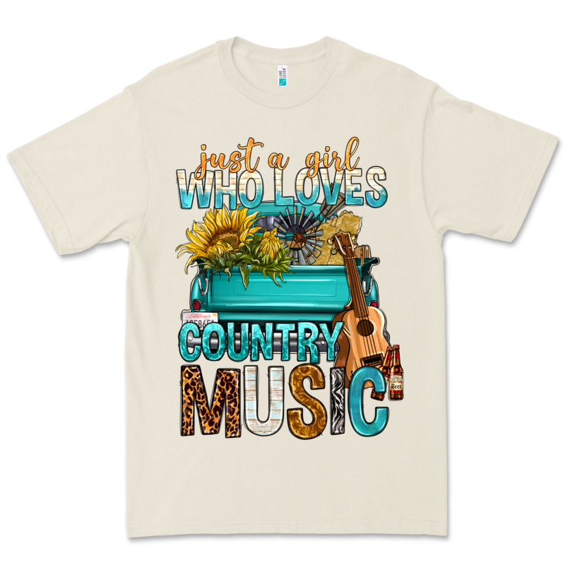 Just A Girl Who Loves Country Music Premium Tee by BundleAndBundleShop | Teevron