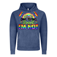 Vintage Denim Let's get one thing straight i'm not Pride LGBTQ+ Vintage Hoodie - NancyCooperArtShop