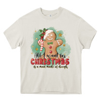 Cream Christmas dough Heavy Core Tee - MaliasSmallBusiness