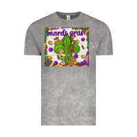 Cloud Rock Mardi Gras fleur de lis Vintage Tee - NancyCooperArtShop