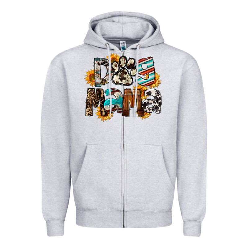 Dog Mama Zipper Hoodie by FaDigitalArtStudio | Teevron
