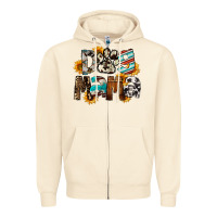 Sandshell Dog Mama Zipper Hoodie - FaDigitalArtStudio
