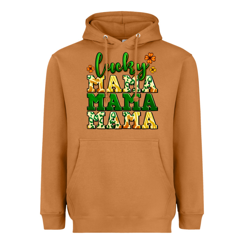 Lucky Mama Mama Mama  St. Patrick's Heavyweight Hoodie by LillyAllenDesigns | Teevron