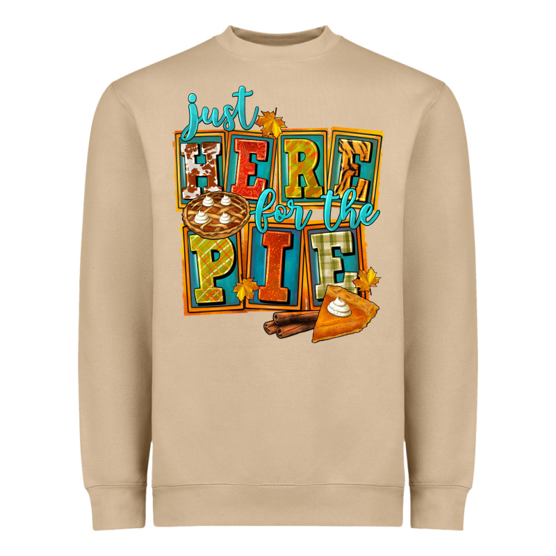 Just Here For The Pie Heavyweight Sweatshirt by FaDigitalArtStudio | Teevron