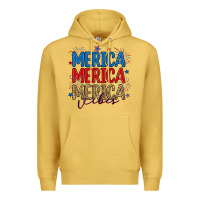 Antique Gold merica merica merica vibes Premium Hoodie - RanaPortraitStore