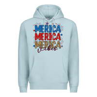 Blue Mist merica merica merica vibes Premium Hoodie - RanaPortraitStore