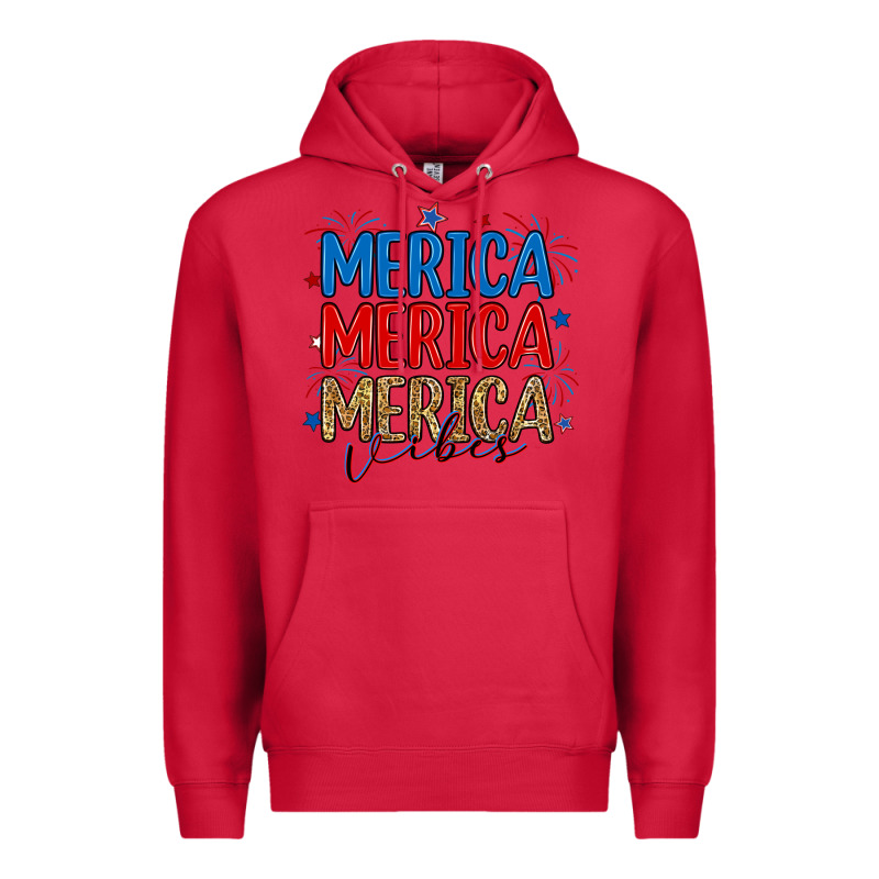 Merica Merica Merica Vibes Premium Hoodie by RanaPortraitStore | Teevron