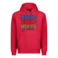 Cardinal merica merica merica vibes Premium Hoodie - RanaPortraitStore