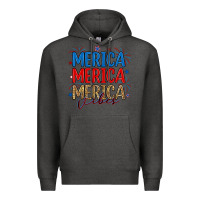 Charcoal Heather merica merica merica vibes Premium Hoodie - RanaPortraitStore