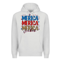 Dove Grey merica merica merica vibes Premium Hoodie - RanaPortraitStore