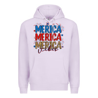 Lilac merica merica merica vibes Premium Hoodie - RanaPortraitStore