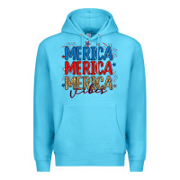 Ocean Blue merica merica merica vibes Premium Hoodie - RanaPortraitStore