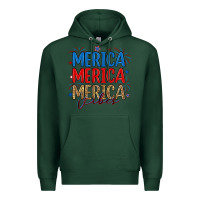 Sports Green merica merica merica vibes Premium Hoodie - RanaPortraitStore