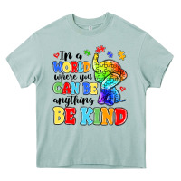 Arona in a world where you can be anything be kind Heavy Core Tee - MaliasSmallBusiness