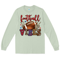 Matcha Football vibes red and blue Long Sleeve Tee - HowdyJamesFarm