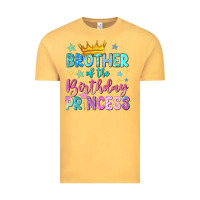 Vintage Mustard brother of the birthday princess Vintage Tee - NancyCooperArtShop