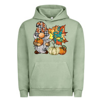 Pigment Oil Green it's fall y'all gnome Urban Hoodie - BarkalooDesign