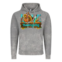 Cloud Rock Love Thanksgiving with Turkey Vintage Hoodie - texasbilliewilder