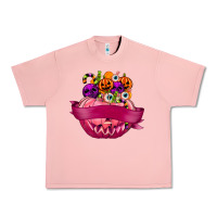 Personalized Girl Halloween Candy Urban Heavy Tee | Teevron