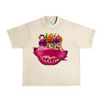 Sandshell Personalized Girl Halloween Candy Urban Heavy Tee - texasbilliewilder