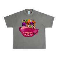 Tornado Personalized Girl Halloween Candy Urban Heavy Tee - texasbilliewilder