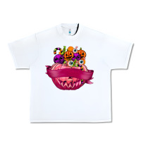 White Personalized Girl Halloween Candy Urban Heavy Tee - texasbilliewilder
