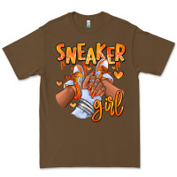 Cacao orange galaxy sneaker girl afro woman Premium Tee - RanaPortraitStore
