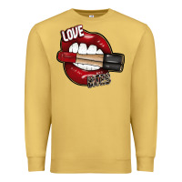 Antique Gold Love Bites Premium Sweatshirt - SublimationCraftShop