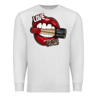 Oatmeal Heather Love Bites Premium Sweatshirt - SublimationCraftShop