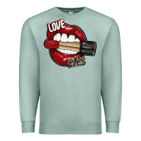 Seafoam Love Bites Premium Sweatshirt - SublimationCraftShop