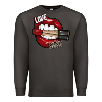 Smoke Love Bites Premium Sweatshirt - SublimationCraftShop