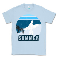 Dusty Blue Summer Surf Classic Tee - Bettercallsaul