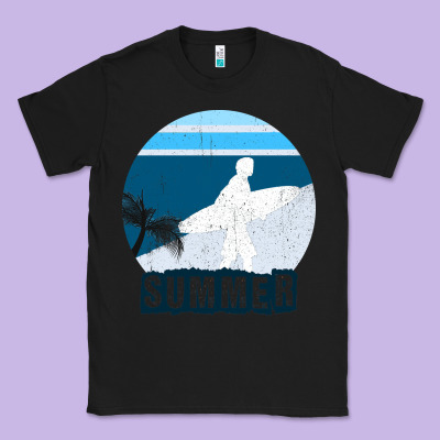 Summer Surf Classic Tee Designed By Bettercallsaul