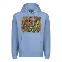 Colony Blue mardi gras plaid purple glitter cowhide  leopard Premium Hoodie - FaDigitalArtStudio