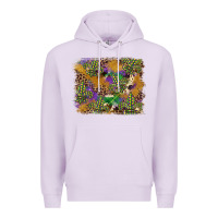 Lilac mardi gras plaid purple glitter cowhide  leopard Premium Hoodie - FaDigitalArtStudio