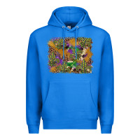 True Royal mardi gras plaid purple glitter cowhide  leopard Premium Hoodie - FaDigitalArtStudio