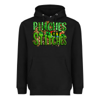 Black pinches get stitches st patricks Heavyweight Hoodie - LillyAllenDesigns