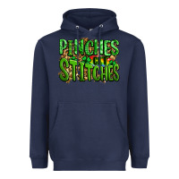 Navy pinches get stitches st patricks Heavyweight Hoodie - LillyAllenDesigns
