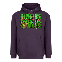 Plum pinches get stitches st patricks Heavyweight Hoodie - LillyAllenDesigns