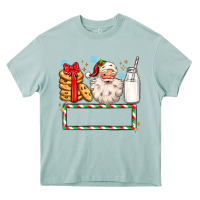 Christmas Santa Custom Name Heavy Core Tee | Teevron