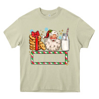 Mossy christmas santa custom name Heavy Core Tee - MaliasSmallBusiness