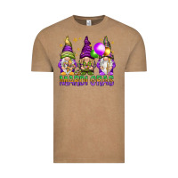 Vintage Coffee Mardi Gras crew with gnomes Vintage Tee - NancyCooperArtShop